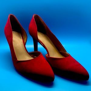 Red, Naturalizer, 3 inch heel, Size 9